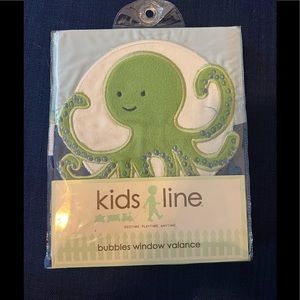 Kids line bubbles window valance. NWOT